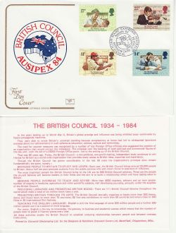 1984-09-25 British Council Stamps Melbourne FDC (83018)