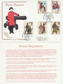 1983-07-06 Army Uniforms Stamps Aldershot FDC (83021)