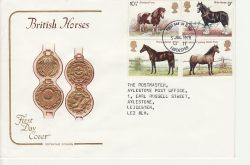 1978-07-05 Horses Stamps Leicester FDC (83037)