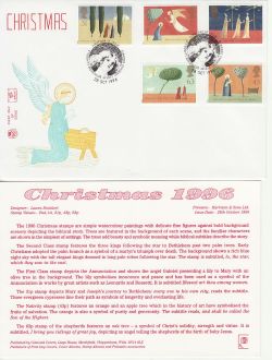 1996-10-28 Christmas Stamps Bethlehem FDC (83058)