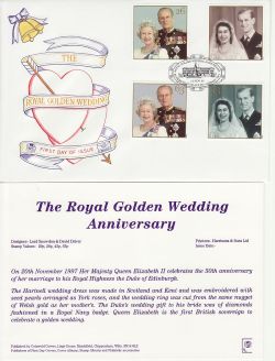 1997-11-13 Golden Wedding Stamps London SW1 FDC (83112)