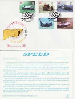 1998-09-29 Speed Stamps Castle Combe FDC (83120)