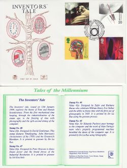 1999-01-12 Inventors Tale Stamps Lacock FDC (83147)