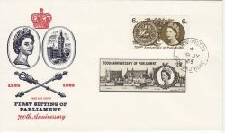1965-07-19 Parliament Stamps Kennington cds FDC (83156)