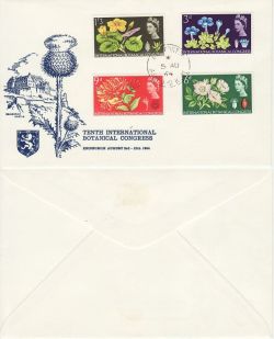 1964-08-05 Botanical Congress Stamps Kennington cds FDC (83159)
