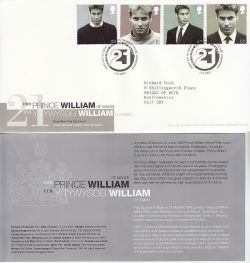 2003-06-17 Prince William Stamps T/House FDC (83176)