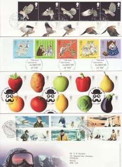 2003 Bulk Buy x 12 First Day Covers With Fancy Pmks (83218)