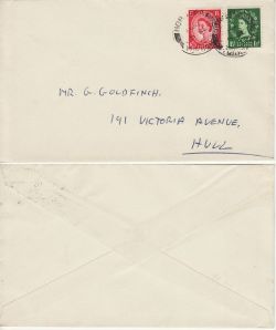 1952-12-05 Wilding Definitive Stamps Yorkshire cds FDC (83222)