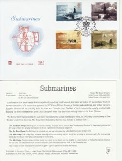 2001-04-10 Submarines Stamps Portsmouth FDC (83235)