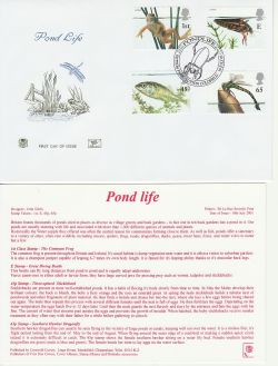 2001-07-10 Pond Life Stamps Sutton Park FDC (83243)