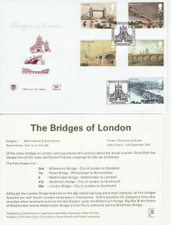 2002-09-10 Bridges of London London SE1 FDC (83251)