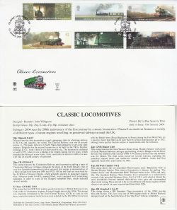 2004-01-13 Classic Locomotives Bridgnorth FDC (83259)