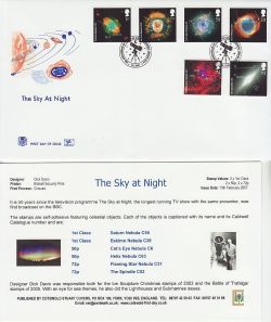2007-02-13 The Sky at Night Stamps Greenwich SE10 FDC (83306)