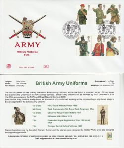 2007-09-20 British Army Uniforms London SW1 FDC (83312)