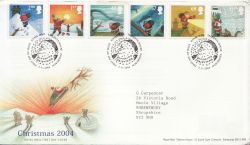 2004-11-02 Christmas Stamps T/House FDC (83343)