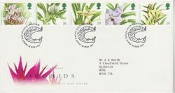 1993-03-16 Orchids Stamps Glasgow FDC (83408)