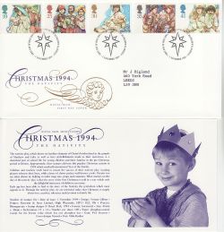 1994-11-01 Christmas Stamps Bethlehem FDC (83413)