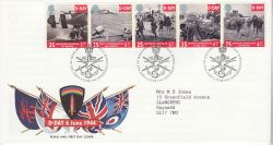 1994-06-06 D-Day Stamps Bureau FDC (83421)