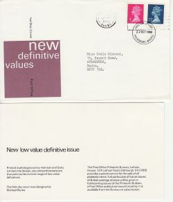 1980-10-22 Definitive Stamps Aylesbury + 24th Slogan FDC (83454)
