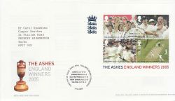 2005-10-06 Cricket The Ashes M/S T/House FDC (83483)