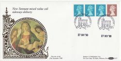 1990-11-27 Definitive Coil Stamps Windsor FDC (83561)