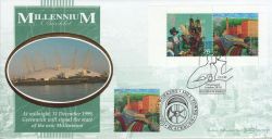 1999-05-12 Millennium Booklet Stamps Greenwich FDC (83614)