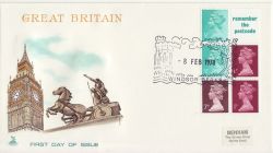 1978-02-08 Definitive Booklet Stamps Windsor FDC (83625)