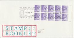 1982-02-01 Definitive Booklet Stamps Windsor FDC (83627)