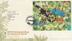 2011-03-22 WWF Stamps M/S Godalming FDC (83638)