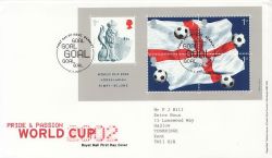 2002-05-21 World Cup Football M/S Wembley FDC (83674)