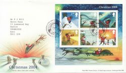 2004-11-02 Christmas Stamps M/S Bethlehem FDC (83676)