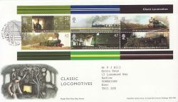 2004-01-13 Classic Locomotives Stamps M/S York FDC (83680)