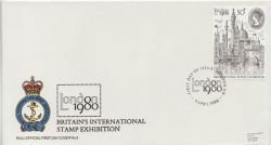 1980-04-09 London 1980 Stamp RNLI FDC (83707)