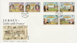 1982-06-11 Jersey Links With France Stamps FDC (83738)