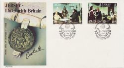 1980-05-06 Jersey Links with Britain Stamps FDC (83739)