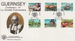 1982-04-28 Guernsey La Societe Stamps FDC (83741)