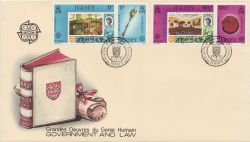 1983-04-19 Jersey Government and Law Stamps FDC (83742)