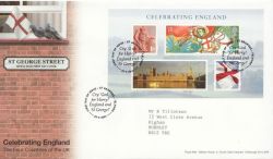 2007-04-23 Celebrating England M/S St Georges FDC (83781)