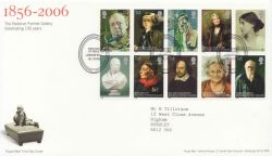 2006-07-18 National Portrait Gallery London WC2 FDC (83791)