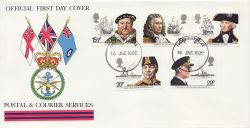1982-06-16 Maritime Heritage Stamps FPO 5 cds FDC (83802)