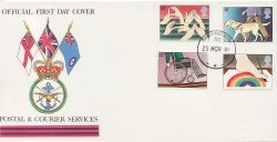 1981-03-25 Disabled Year Stamps Forces PO 50 cds FDC (83822)