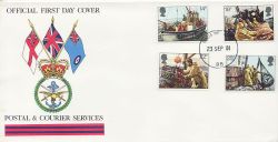 1981-09-23 Fishing Industry Stamps Forces PO 98 cds FDC (83824)