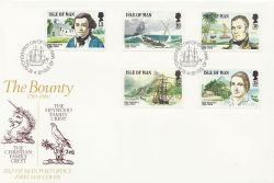 1989-04-28 IOM The Bounty Stamps FDC (83851)
