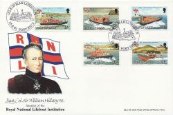 1991-02-13 IOM RNLI Stamps Port St Mary FDC (83877)