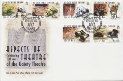 2000-07-16 IOM Aspects of Theatre Stamps FDC (83997)