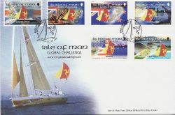 2000-09-10 IOM Yacht Global Challenge Stamps FDC (83998)