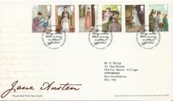 2013-02-21 Jane Austen Stamps Steventon FDC (84018)