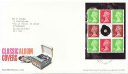 2010-01-07 Classic Album Covers Booklet Stamps FDC (84021)