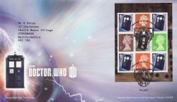 2013-03-26 Dr Who Definitive Booklet Stamps FDC (84029)