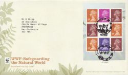 2011-03-22 WWF Booklet Stamps Godalming FDC (84036)